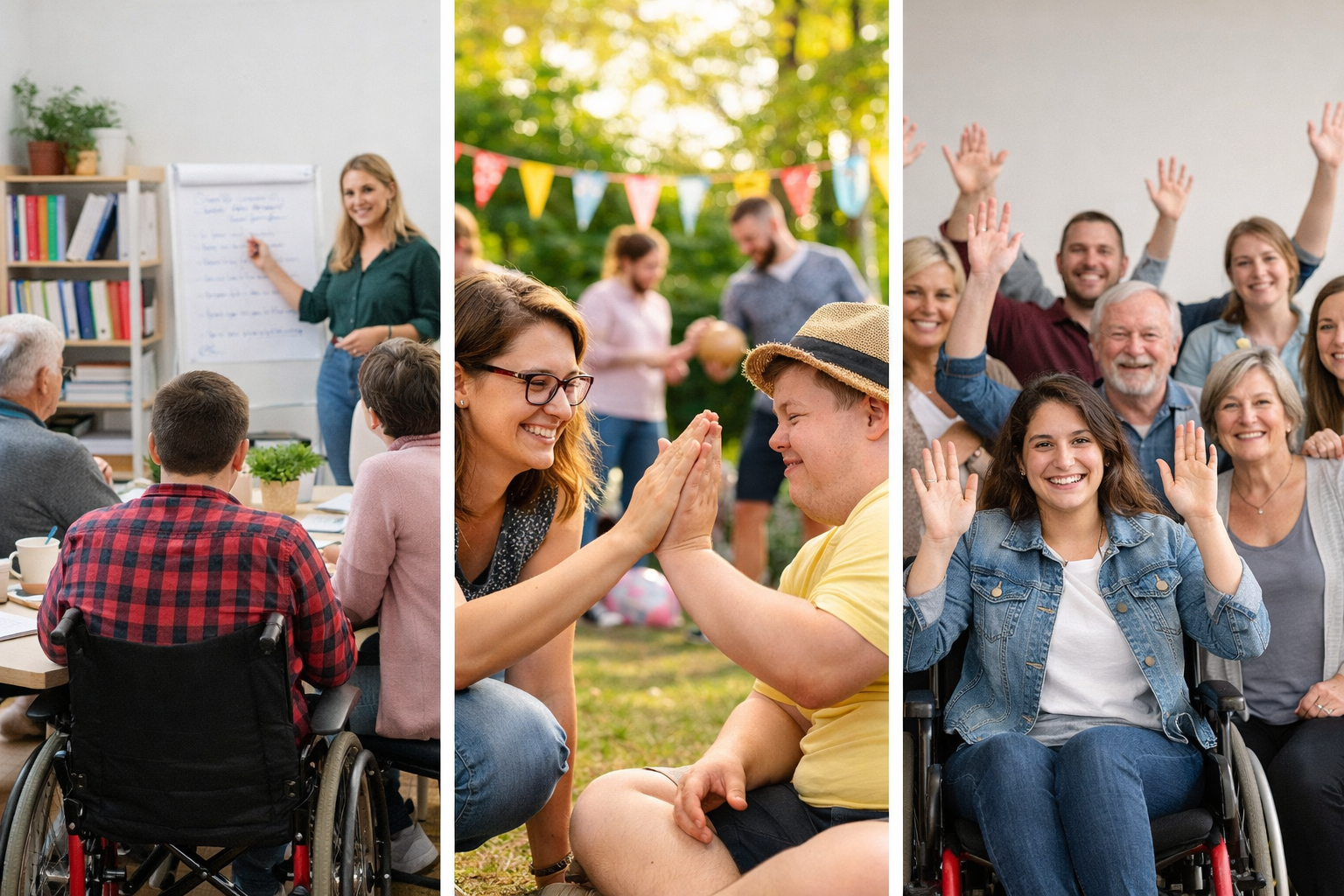 mężczyzna na wózku pracuje przy komputerze